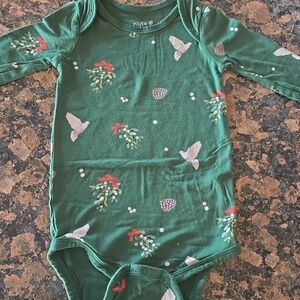 Kyte BABY Mistletoe Long Sleeve Bodysuit